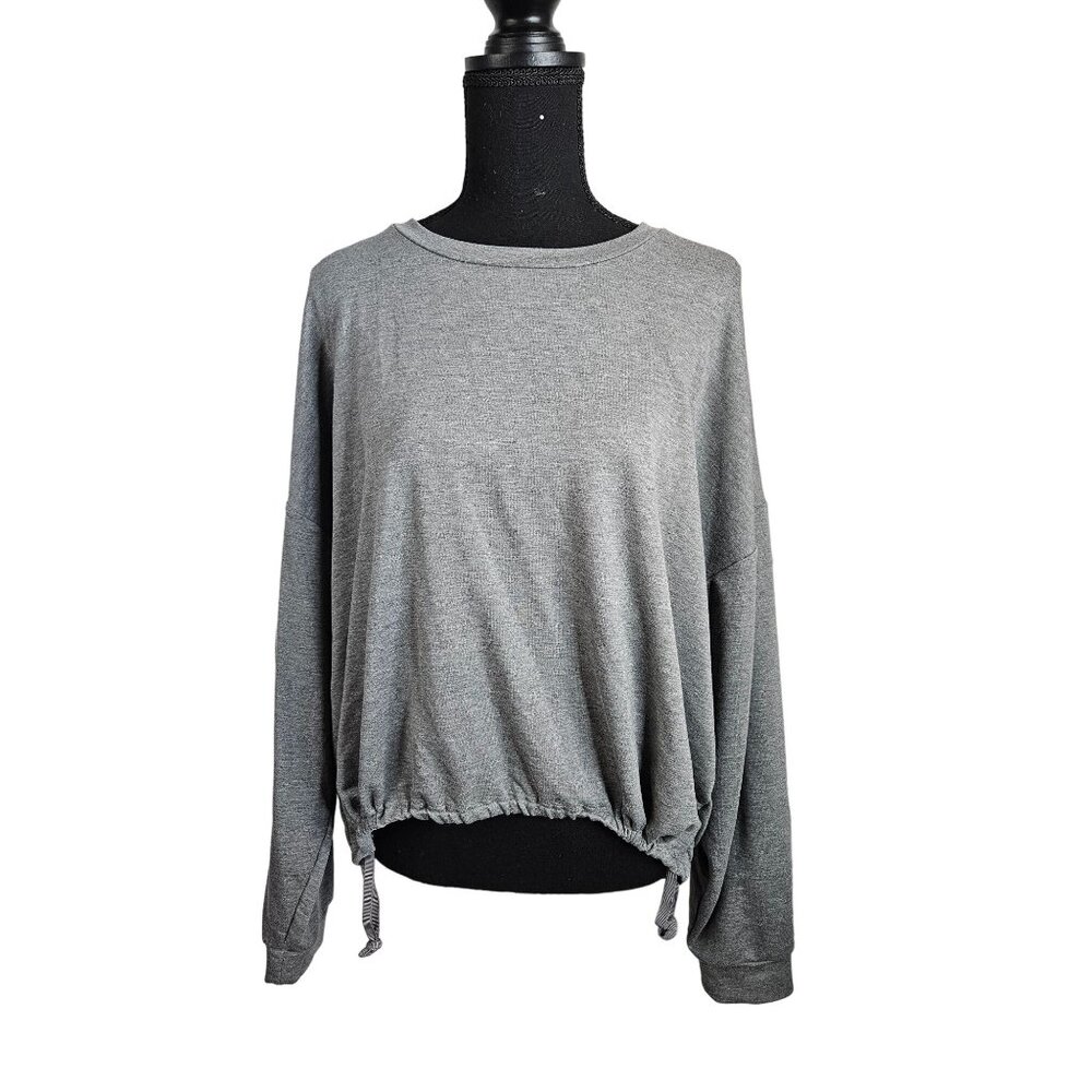 Fabletics Pullover Crop Drawstring Side Waist Lon… - image 3